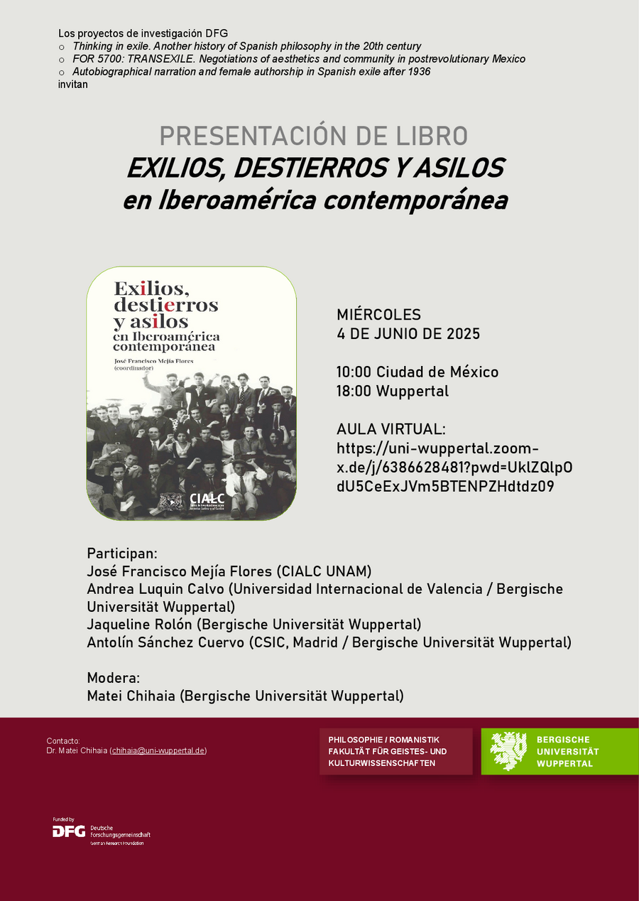 Cartel para la presentación