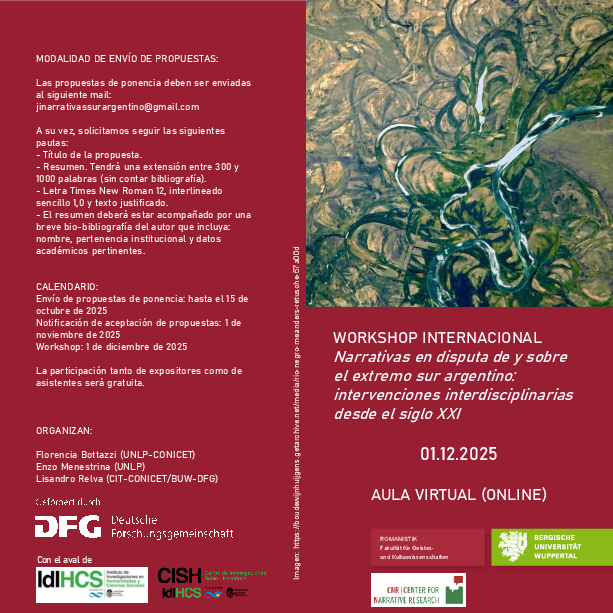 Flyer Narrativas extremos sur