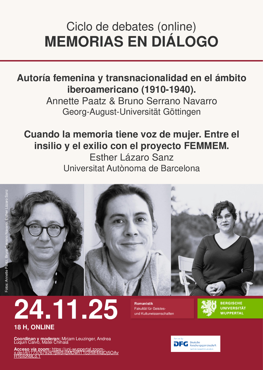 Cartel con enlace zoom